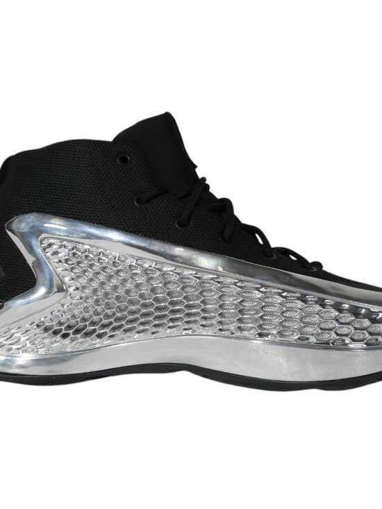Adidas Anthony Edwards 1 AE1 “Chrome” Black Blue 9.5 Men / 10.5 Women JI0424 main image 4